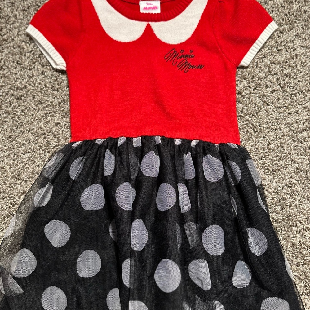 Disney Red and Black Minnie Mouse Dress